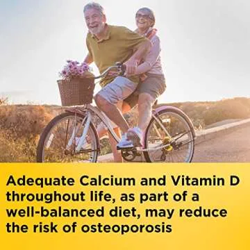 Nature Made Calcium 600 mg with Vitamin D3, Bone Support Supplement, 60 Tablets