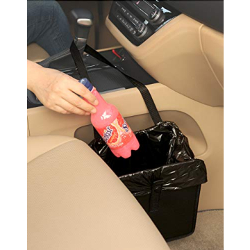 KMMOTORS Car Trash Can - Stylish, Durable, and Adjustable