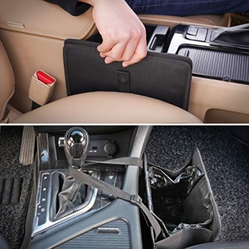 KMMOTORS Car Trash Can - Stylish, Durable, and Adjustable