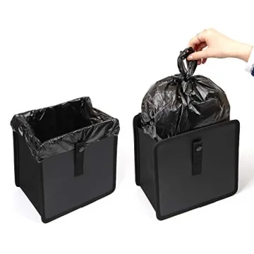 KMMOTORS Car Trash Can - Stylish, Durable, and Adjustable