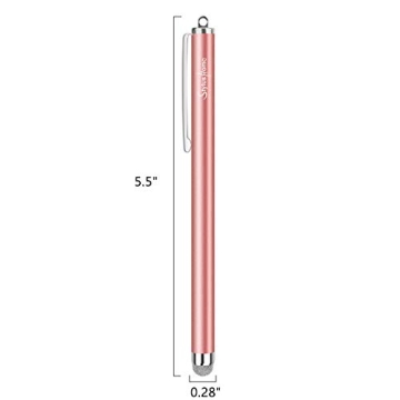 StylusHome Fiber Tip Stylus Pens for Touch Screens 6-Pack