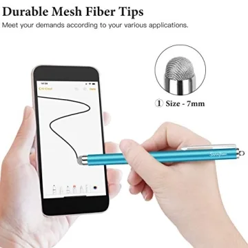 StylusHome Fiber Tip Stylus Pens for Touch Screens 6-Pack
