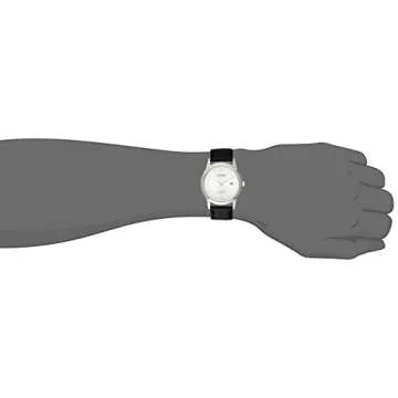 Citizen Men's Classic Eco-Drive Leather Strap Watch, 3-Hand Date