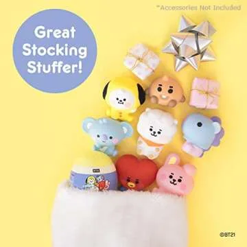 Hamee LINE Friends BT21 (Baby) [Surprise Capsule Series] Cute Water Filled Squishy Toy [Birthday Gif...