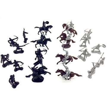 Guaishou Dragon Knight Action Figure Horse with Lance Fantasy World Ancient Soldiers Warriors Army Cavalry Party Favors Classic Soldier Toys