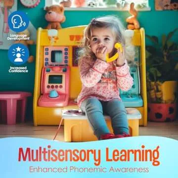 12 Reading Phones [ 12 Pack Multi Color] Auditory Feedback Whisper Phone Classroom Manipulative, Speech Therapy Toy Tool - Accelerates Reading Fluency & Pronunciation, Dyslexia Tools for Kids