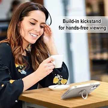 Hython iPhone 12 & 12 Pro Case with Rotatable Kickstand