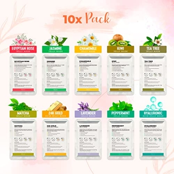 BRÜUN Hydrating Jelly Mask Spa Set - 10 Treatments