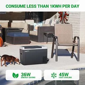 F40C4TMP 30 Quart Portable Refrigerator for Road Trips