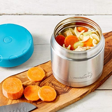 LunchBots 16oz Leak-Proof Stainless Steel Thermos
