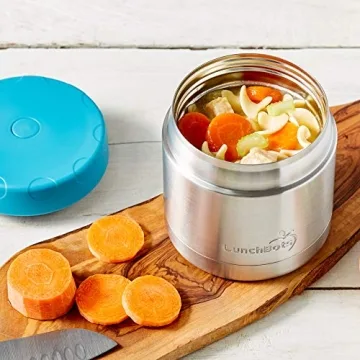 LunchBots 16oz Leak-Proof Stainless Steel Thermos