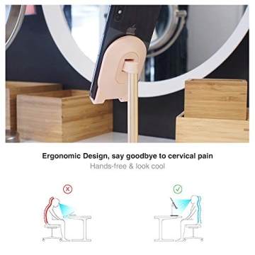 Adjustable Bright Stone Phone Stand for All Devices