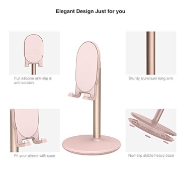 Adjustable Bright Stone Phone Stand for All Devices