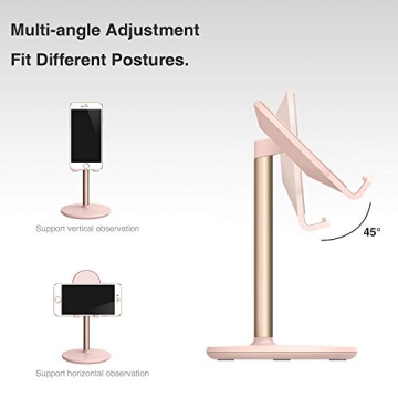 Adjustable Bright Stone Phone Stand for All Devices