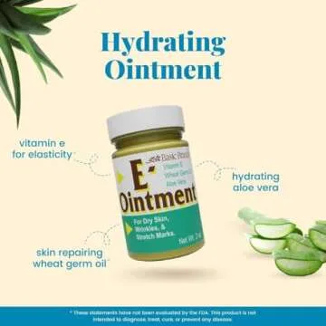 Basic Brands - Vitamin E Ointment - 2 oz - Moisture Enhancing - Can Help Reduce Appearance of Scars,...