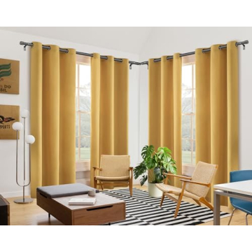 HOTOZON Heavy Duty Corner Curtain Rods 36-72 Inch