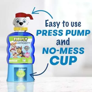 Firefly Kids Paw Patrol Fluoride Rinse - Bubble Gum Flavor