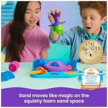 Kinetic Sand SquishMotion Set with Tools and Storage Case