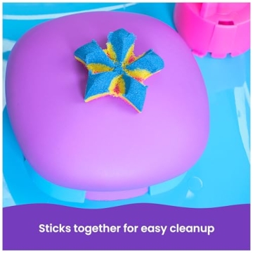 Kinetic Sand SquishMotion Set with Tools and Storage Case