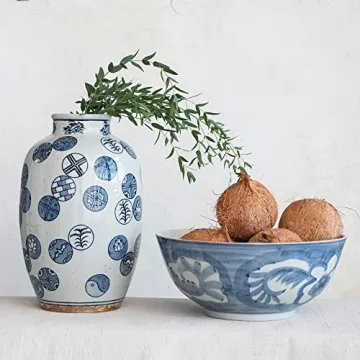 Stunning Hand Painted Stoneware Bowl for Your Home
