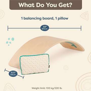 B. Toys Teeter-Toddler Kids Balance Board & Chair