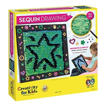 Creativity for Kids Sequin Drawing Board - Endless Fun!