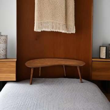 Mid Century Modern Solid Wood Coffee Table for Stylish Homes