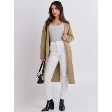 ANRABESS Women Cardigan Thick Knit Oversized Blazer