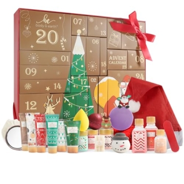 Advent Calendar 2024 BODY & EARTH Holiday Gifts for Women New Year Advent Calendar 24 Days of Beauty...