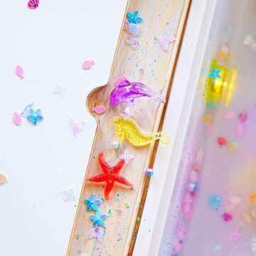 Glo Pals Fine Motor Tools Sensory Play Pack Bundle with Pick-Up Pals Sensory Tools, Yellow Alex Light-Up Cubes, & Under The Sea Fun Fillers (Fun in The Sun)