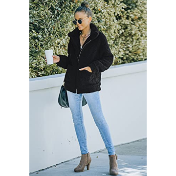 PRETTYGARDEN Sherpa Fleece Coat - Stylish & Warm Winter Jacket