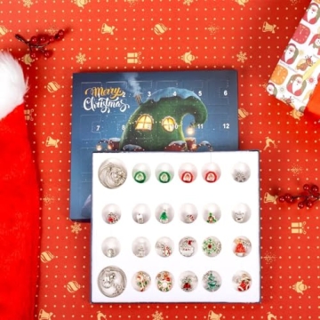 Christmas Advent Calendar Jewelry Kits for Girls 2025