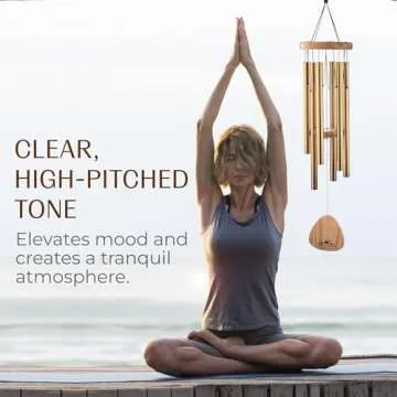 Memorial Wind Chimes – 29" Bronze Deep Tone for Loss