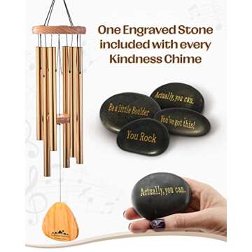 Memorial Wind Chimes – 29" Bronze Deep Tone for Loss