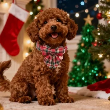 UP URARA PUP Christmas Plaid Dog Collar for Pets