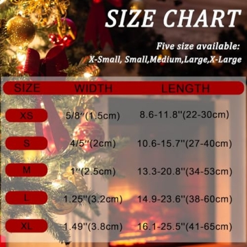 UP URARA PUP Christmas Plaid Dog Collar for Pets