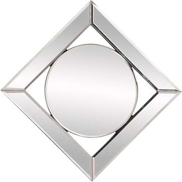 Lula Square Hanging Mirror for Elegant Home Decor
