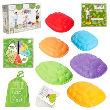 Hapinest Turtle Balance Stepping Stones for Kids Play