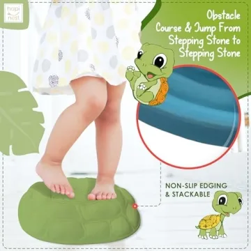 Hapinest Turtle Balance Stepping Stones for Kids Play
