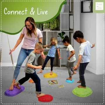 Hapinest Turtle Balance Stepping Stones for Kids Play