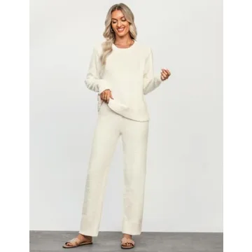 Cozy Fleece Pajama Set for Women - Luvamia Fuzzy Nightwear