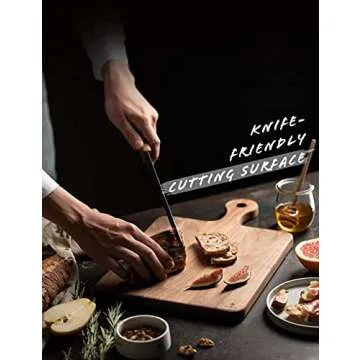 Befano Luxury Black Walnut Cutting Board for Kitchen