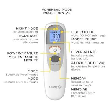 Safety 1st Simple Scan Forehead Thermometer for All Ages