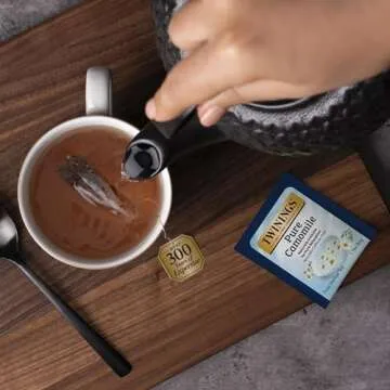 Twinings Pure Camomile Herbal Tea, Individually Wrapped, 120 Bags