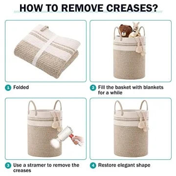 Stylish YOUDENOVA Tall Hamper for Laundry and Storage