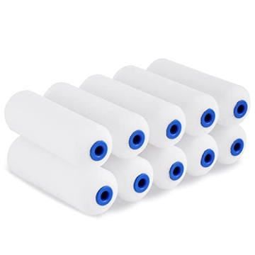 Mister Rui 10 Pack Foam Paint Roller Covers 4 Inch