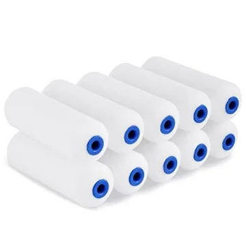 Mister Rui 10 Pack Foam Paint Roller Covers 4 Inch