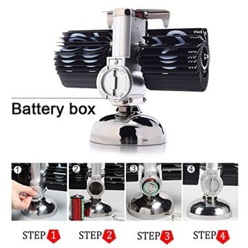 KENJIEY Retro Flip Clock for Home Office Décor