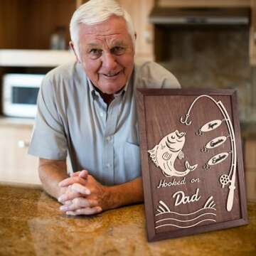 Frame Gifts for Dad, Personalized Fathers Day Frame Gifts, Grandpa Fathers Day sign Gift, Dad Birthday gift, Dad Gifts from Daughter/Wife/Son, Gift for Him/Papa/Grandpa Christmas Gifts