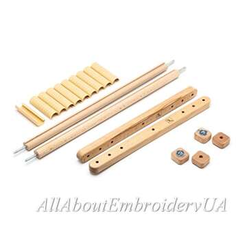 Adjustable Needlepoint Embroidery Frame - Beech Wood Craft Holder